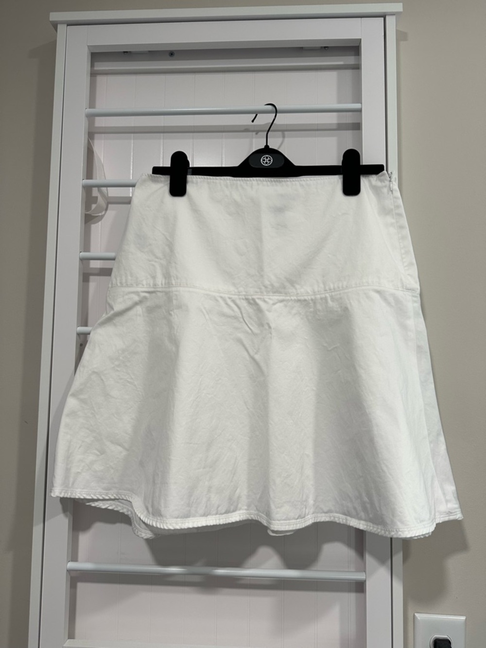 Ralph Lauren White A-Line 100% Cotton Skirt